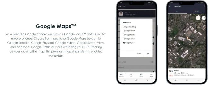 Live/SMS Tracking w/ Waterproof Collar Clip Animal GPS Tracking Device Size:L